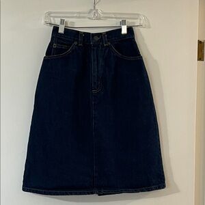 Levi's Dark Blue A-Line Skirt